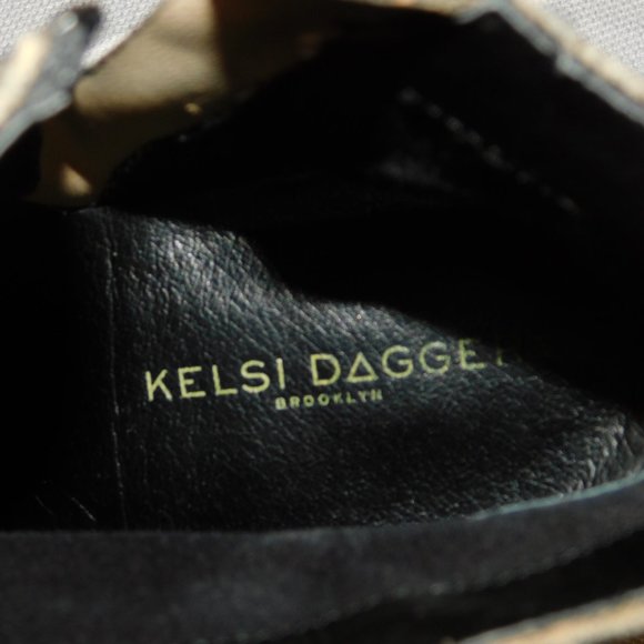 Kelsi Dagger Brooklyn Distressed Leather Ankle Boots Size 9M - Picture 13 of 15